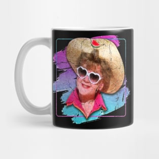 Jessica Fletcher- Retro Vintage Brush Paint Mug